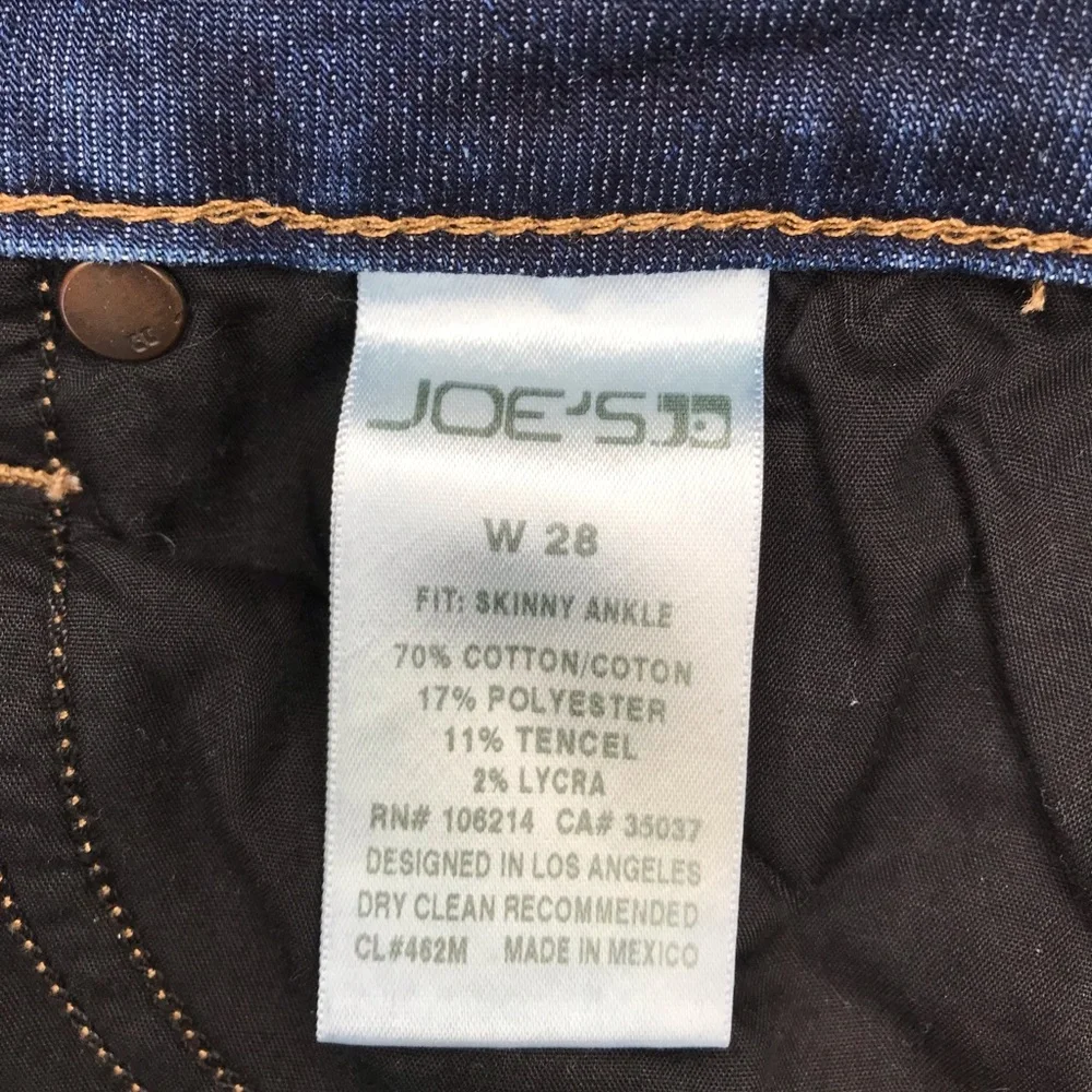 Joe’s High-Rise Skinny Ankle 70% Cotton Women’s Jeans 28 - Picture 11 of 15